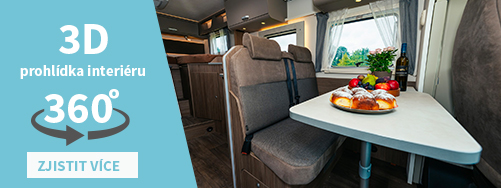 Obytný vůz CARADO T 338 - virtuální prohlídka interiéru